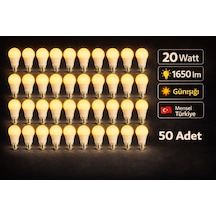 50 Adet 10 Watt 810 Lm Günışığı Renk Ampul -