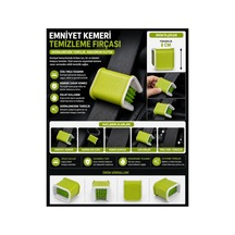 Emniyet Kemeri Temizleme Fırçası Araç İç Temizlik Bakım Fırçası İthal - 896995368