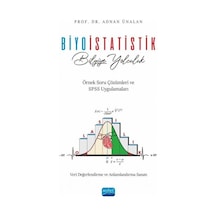 Biyoistatistik: Bilgiye Yolculuk  - Örnek Soru Çözümleri ve SPSS Uygulamaları  - Adnan Ünalan  - Nobel Akademik Yayıncılık