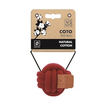 M-Pets Coto Siyah Örgü Halat Top Köpek Oyuncağı 9.5 CM
