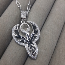 Beren Aksesuar Stainless Steel Unisex Anka Kuşu Çelik Kolye Gümüş