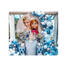 Elsa Frozen Konsept Balon Zinciri 100 Adet Mix