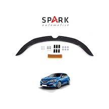 Renault Megane 4 2016- Yılı Ve Sonrası Uyumlu Kaput Rüzgarlığı 4mm Siyah