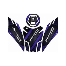 Bajaj Dominar 400 2017 - 2024 Uyumlu Tank Pad Set 002 Çok Renkli