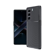 Hot 50 Pro Plus 4g Auto Focus Karbon Kapak - Siyah Bz8683140857257
