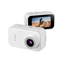 F2 2k 1080p Parmak Kamera 130 Geniş Açı Ips Ekranlı 25g Mini Taşınabilir Cep Kamerası Beyaz 1