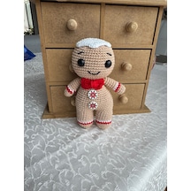 Amigurumi Kurabiye Adam Gıngerbread Man 001