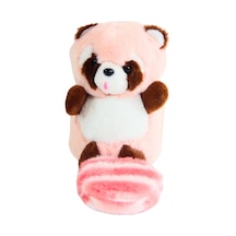 Rakun Peluş Anahtarlık Açık Bej