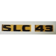 Mercedes Uyumlu Yazı Slc 43 Siyah