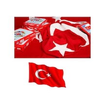 Türk Bayrağı Alpaka 30x45 Cm A30 Kırmızı
