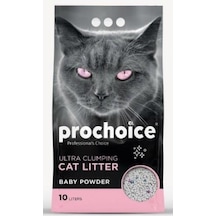 Pro Choice Bebek Pudrası Kokulu Ekstra Topaklaşan Bentonit Kedi Kumu 10 L