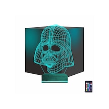 Luvivia Darth Veider 3d Lamba - Masa Gece Lambası Şeffaf