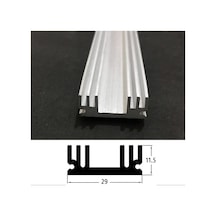 Alüminyum Soğutucu Profil Led Soğutma Profili 29 X 11.5 Mm 487818481