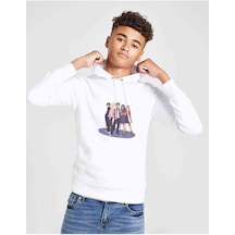 Tshirthane Riverdale Gang Upscaled Illustration Baskılı Unisex Çocuk Kapüşo Beyaz