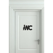 Tuvalet Sticker Duvar Çıkartması, Duvar Dekoru, Ev Dekorasyonu, Tuvalet Çıkartması, Wc Çıkartması Si