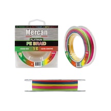 Mercan Platinum Pe 9X Örgü İp 150 M Multı Color Misina