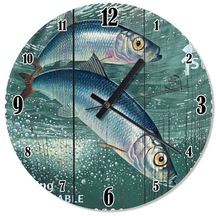 Deniz Dibinde Balıklar Tasarım Duvar Saati