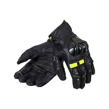Ozone Rs600 Short Deri Motosiklet Eldiveni 66217 Siyah Yeşil