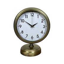 Büro Ev Ofis Hediyesi İçin 20x25cm Stil Dekor Metal Masa Saati Diğer
