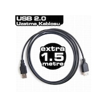 Usb Uzatma Kablosu 1,5 Metre