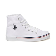 U.S. Polo Assn. Penelope Hıgh 1fx 100910633 Beyaz Kadın Havuz Taban Sneaker Beyaz