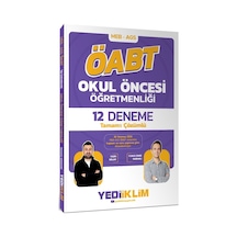 Yediiklim Yayınları 2027 Meb Ags Öabt Okul Öncesi Öğretmenliği Tamamı Çözümlü 12 Deneme-169958