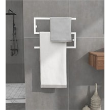 Sakura Mni S Dekoratif Havlu Askısı Beyaz