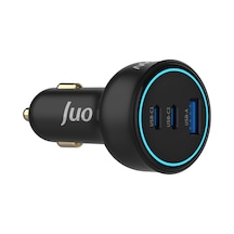 Juo 138w 3 Portlu Type-c + Usb-a Araç Şarj Aleti Pd 3.0 & Qc 4.0 Hızlı Araç İçi Şarj Cihazı
