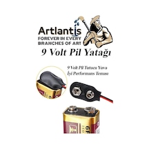 9 Volt Pil Yatağı 5 Adet 9v Pil Yuvası İkili 9v Pil Başlığı Pil Tutucu Okul Hobi Elektrik Deney
