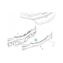 Esse Otomotiv - İnsignia A 09- Panel Arka Alt 13275534 184490