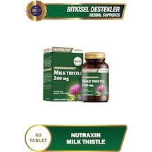 Nutraxin Milk Thistle 200 Mg 60 Tablet - Deve Dikeni Ekstresi