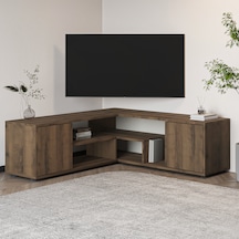 Roza Köşe – Çok Amaçlı, Kapaklı TV Sehpası Antik Ceviz