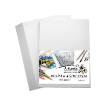 Resim Kağıdı 35x50 100 Lü 100 gr 1 Paket 35*50 Resim Kartonu