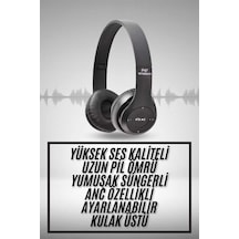 Kulak Üstü Yüksek Ses Kaliteli Ayarlanabilir Bluetooth Kulaklık