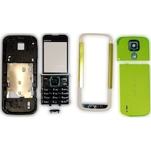 Nokia N5000 Kasa Kapak Tuş Takımı N5000 Uyumlu Yeşil Renk Orta Ka