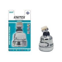 Knitex Tasarruflu Krom Musluk Filtresi - 8 Adet Tarı Gümüş