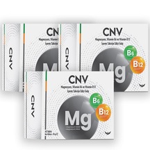 CONVİTA MAGNEZYUM,VİTAMİN B6 VE VİTAMİN B12 60 TABLET 3 Adet