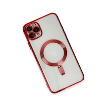 Apple iPhone  Uyumlu- 11 Pro Max Kılıf Kross Magneticsafe Kapak - Kırmızı