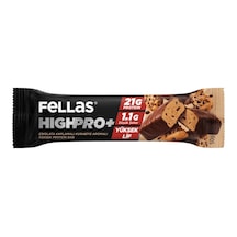 5 Adet Fellas Çikolata Kaplı Kurabiye Aromalı Highpro Protein Bar 50 G