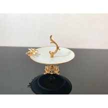 Atabey Home Kulplu Sunumluk 25 Cm Papatya Beyaz