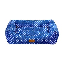 Dubex Makaron Puantiyeli XL Boy Silinebilir Kedi Yatağı 22 x 70 x 95 CM