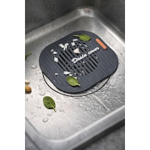 Silikon Süzgeçli Banyo, Mutfak, Lavabo Gider Kapatıcı Kapak Mat Balkon Tıpa Tıkacı Kapak