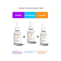 Retinol+nemlendirici+c Vitamini Serum 3 Lü Set  Alın Çizgisi Göz Çevresi