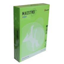 Maestro A4 Renkli Fotokopi Kağıdı Koyu Yeşil Ma42 80Gr 1 Paket