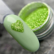 Glitter Tozu Melanj Ml6 5 Gr Fıstık Yeşili Nail Art Simi Yeşil