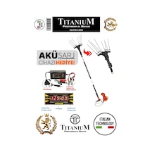 Titanium Olive Lion Plus Akülü Zeytin Hasat Makinesi Şarj Aleti Hediyeli