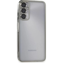 Newface Samsung Galaxy A05s Kılıf Razer Lensli Silikon - Gümüş
