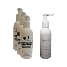 Hintohu Hipup Hip Enlargement Cream Kalça , Vücut Kremi 120 Ml 3 Adet+breastgain Toparrlayıcı Göğüsbakım Kremi