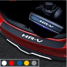 Honda Hrv İçin Uyumlu Aksesuar Oto Bagaj Ve Kapı Eşiği Sticker Seti Karbon Kırmızı
