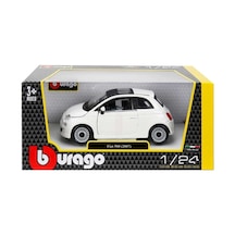 22106 Burago 1:24 Fiat 500 2007 Model Araba Çok Renkli